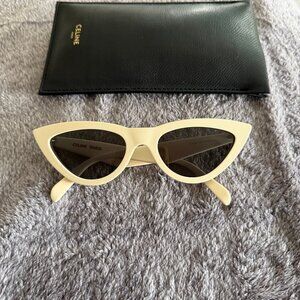 Celine Cat-Eye Acetate Sunglasses in Ivory - Brand New!